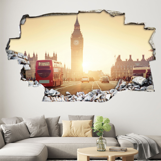Vinilo Adhesivo trampantojo 3D - Londres
