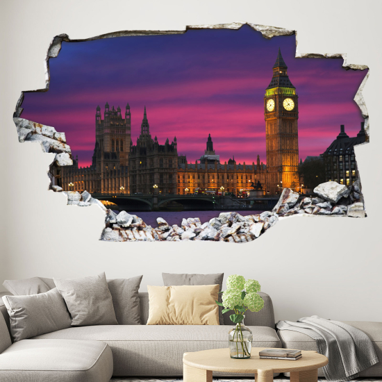 Vinilo Adhesivo trampantojo 3D - Londres