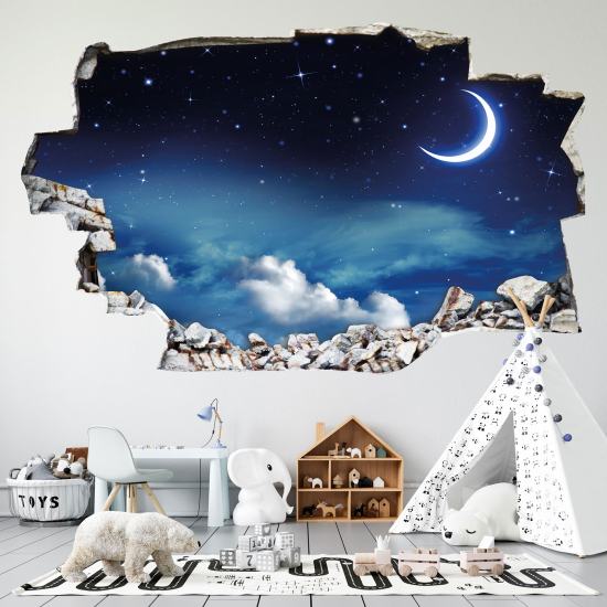 Vinilo Adhesivo trampantojo 3D - Luna