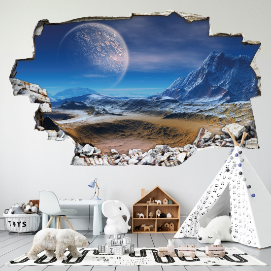 Vinilo Adhesivo trampantojo 3D - Luna