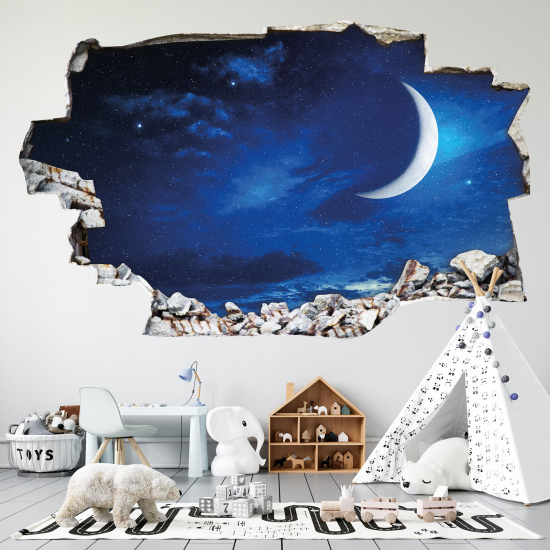 Vinilo Adhesivo trampantojo 3D - Luna