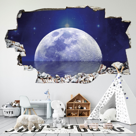 Vinilo Adhesivo trampantojo 3D - Luna