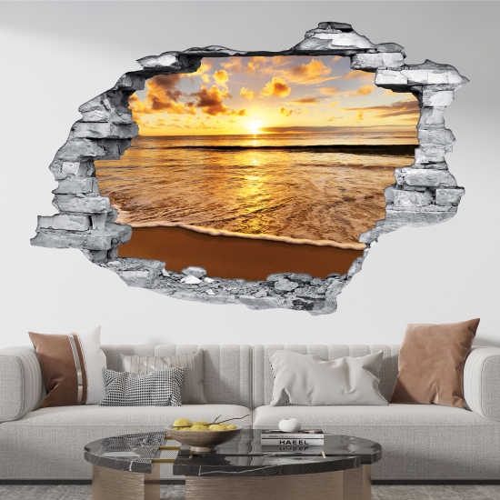 Vinilo Adhesivo trampantojo 3D - Mar