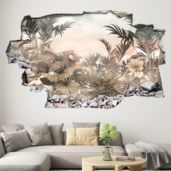 Vinilo Adhesivo trampantojo 3D - Motivo Tropical