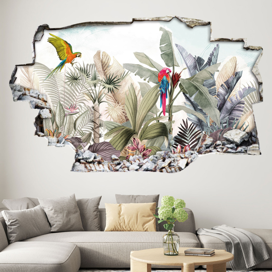 Vinilo Adhesivo trampantojo 3D - Motivo Tropical