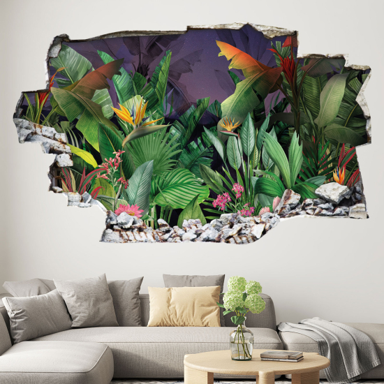 Vinilo Adhesivo trampantojo 3D - Motivo Tropical