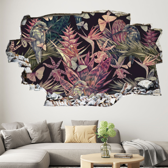 Vinilo Adhesivo trampantojo 3D - Motivo Tropical