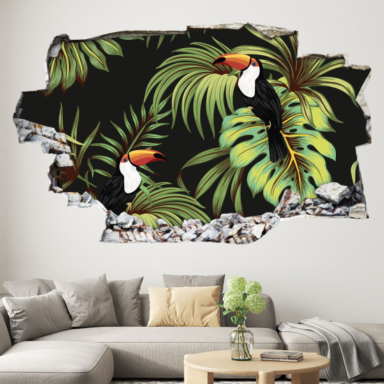 Vinilo Adhesivo trampantojo 3D - Motivo Tropical