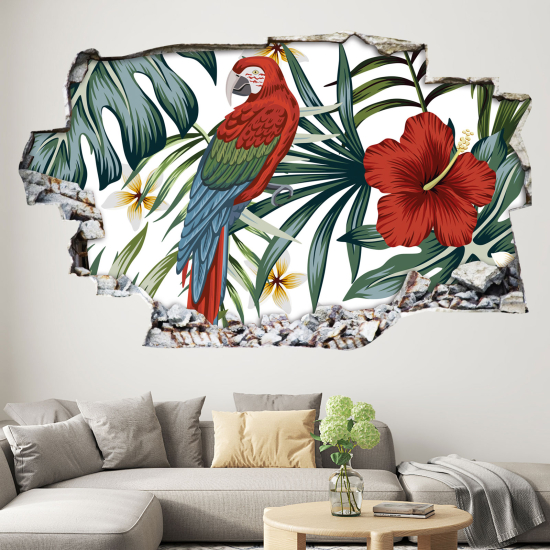 Vinilo Adhesivo trampantojo 3D - Motivo Tropical