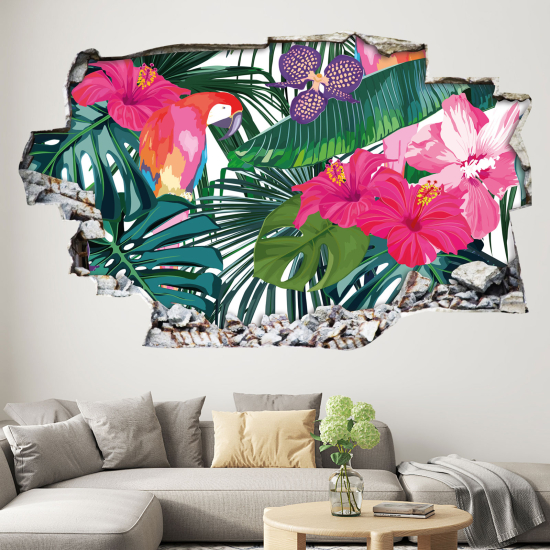 Vinilo Adhesivo trampantojo 3D - Motivo Tropical