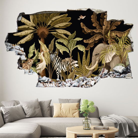 Vinilo Adhesivo trampantojo 3D - Motivo Tropical