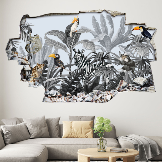 Vinilo Adhesivo trampantojo 3D - Motivo Tropical