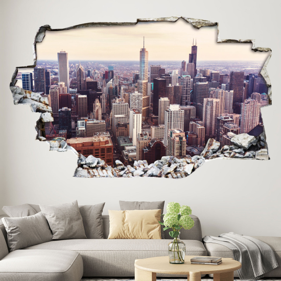 Vinilo Adhesivo trampantojo 3D - Nueva York