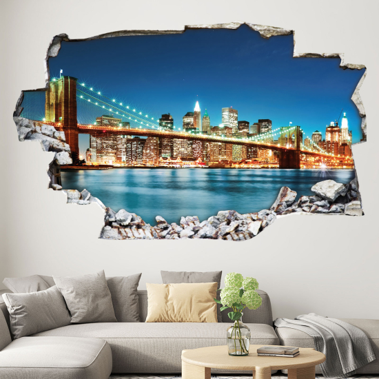 Vinilo Adhesivo trampantojo 3D - Nueva York