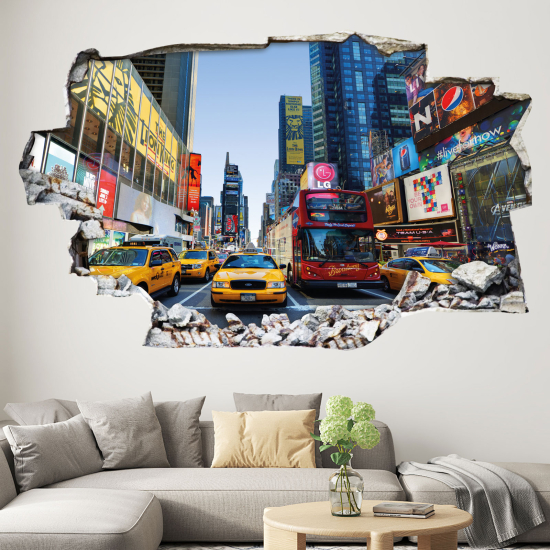 Vinilo Adhesivo trampantojo 3D - Nueva York