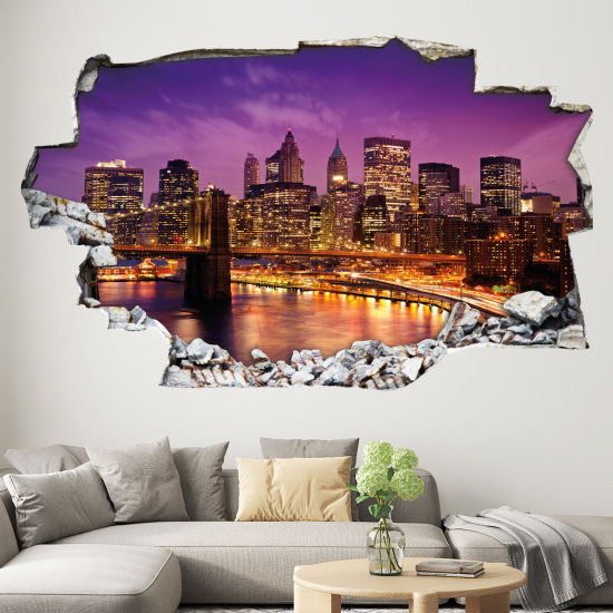 Vinilo Adhesivo trampantojo 3D - Nueva York
