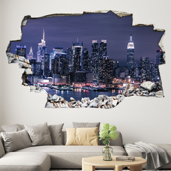 Vinilo Adhesivo trampantojo 3D - Nueva York