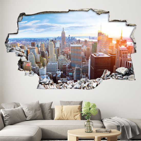 Vinilo Adhesivo trampantojo 3D - Nueva York