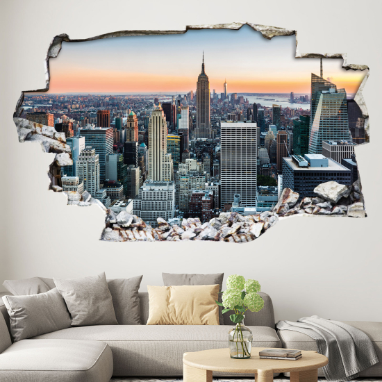 Vinilo Adhesivo trampantojo 3D - Nueva York