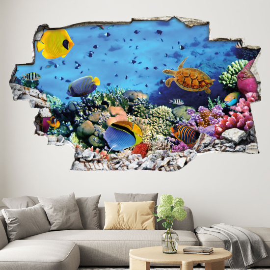 Vinilo Adhesivo trampantojo 3D - Océano