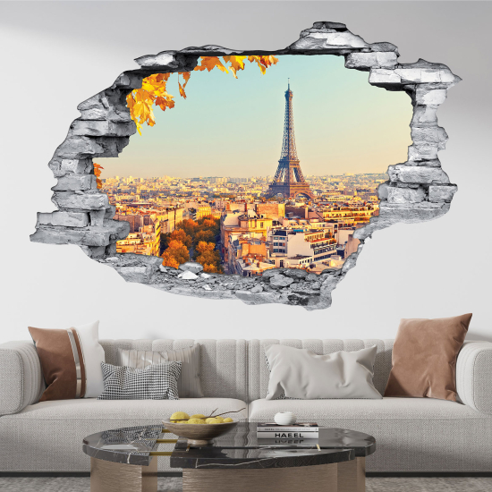Vinilo Adhesivo trampantojo 3D - París