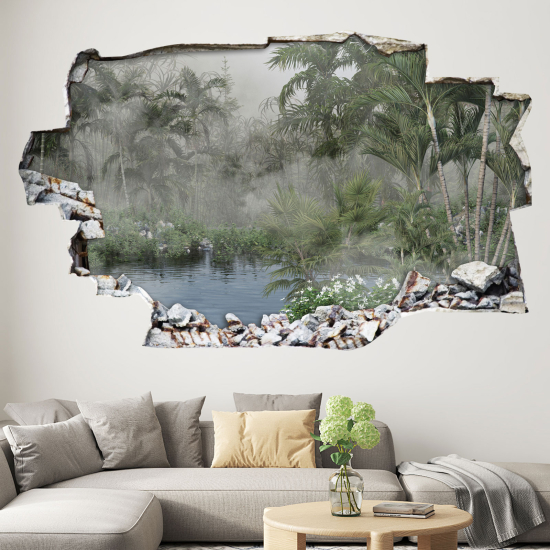 Vinilo Adhesivo trampantojo 3D - Río