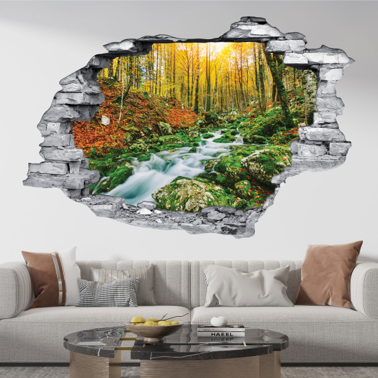 Vinilo Adhesivo trampantojo 3D - Río