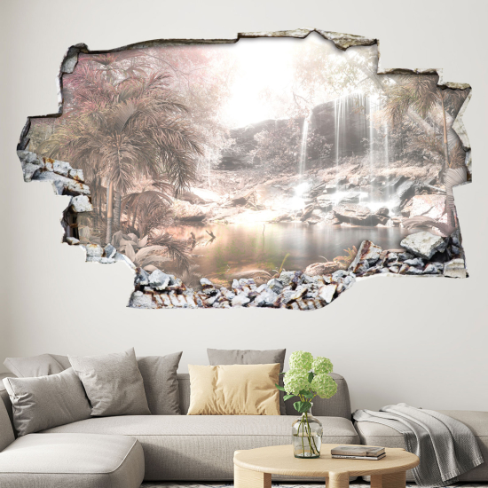 Vinilo Adhesivo trampantojo 3D - Selva Tropical