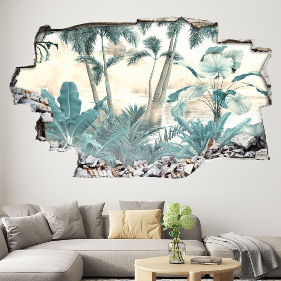 Vinilo Adhesivo trampantojo 3D - Selva Tropical