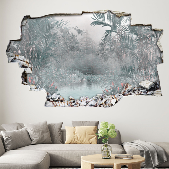 Vinilo Adhesivo trampantojo 3D - Selva Tropical