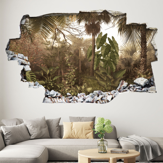 Vinilo Adhesivo trampantojo 3D - Selva Tropical