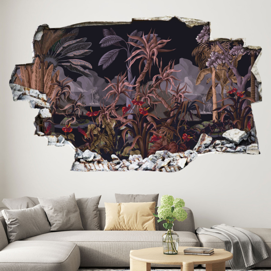 Vinilo Adhesivo trampantojo 3D - Selva Tropical