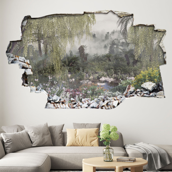 Vinilo Adhesivo trampantojo 3D - Selva Tropical