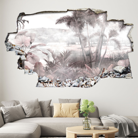 Vinilo Adhesivo trampantojo 3D - Selva Tropical