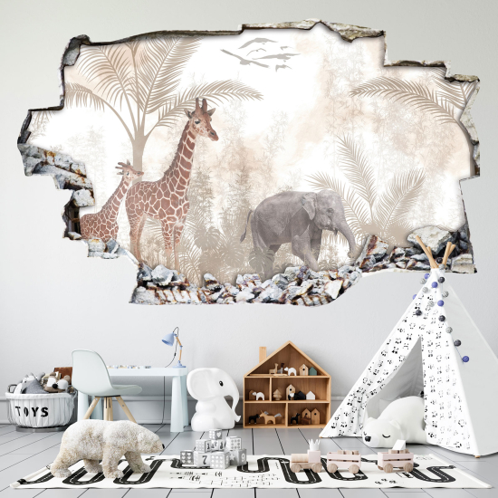 Vinilo Adhesivo trampantojo 3D - Selva Tropical