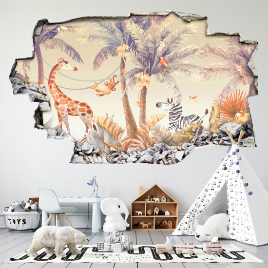 Vinilo Adhesivo trampantojo 3D - Selva Tropical