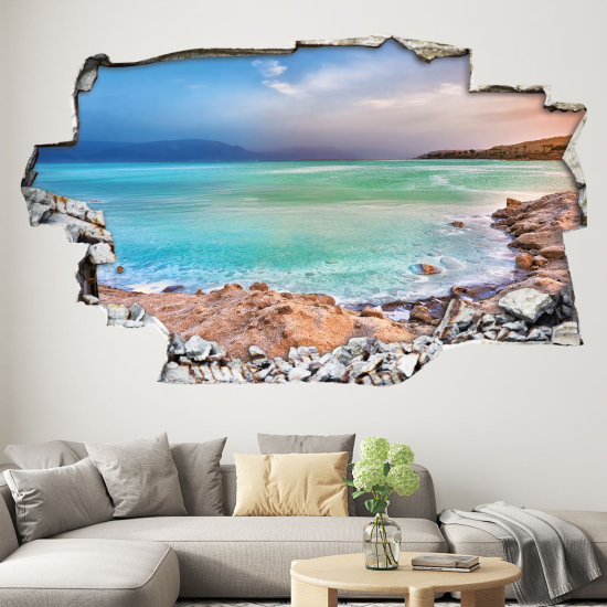 Vinilo Adhesivo trampantojo 3D - Vista al Mar