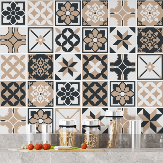 Vinilo Adhesivos decorativos para azulejos - Baldosas de cemento