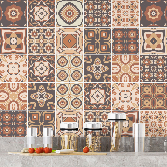Vinilo Adhesivos decorativos para azulejos - Baldosas de cemento