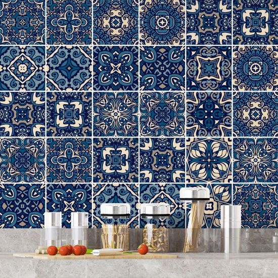 Vinilo Adhesivos decorativos para azulejos - Baldosas de cemento