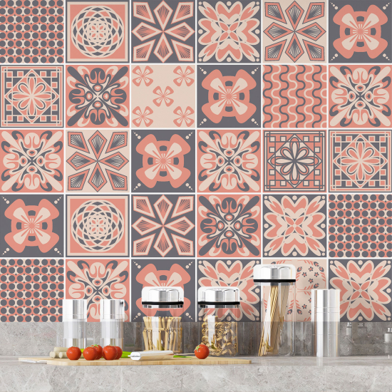 Vinilo Adhesivos decorativos para azulejos - Baldosas de cemento