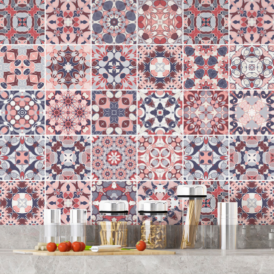 Vinilo Adhesivos decorativos para azulejos - Baldosas de cemento