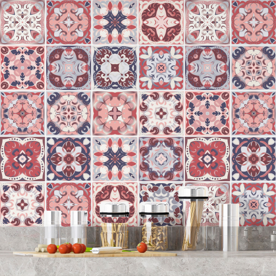 Vinilo Adhesivos decorativos para azulejos - Baldosas de cemento