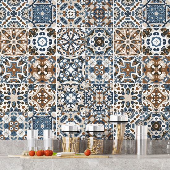 Vinilo Adhesivos decorativos para azulejos - Baldosas de cemento
