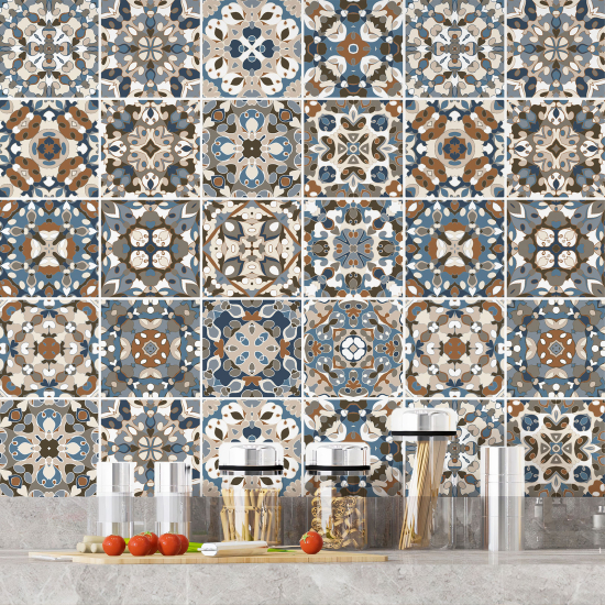 Vinilo Adhesivos decorativos para azulejos - Baldosas de cemento