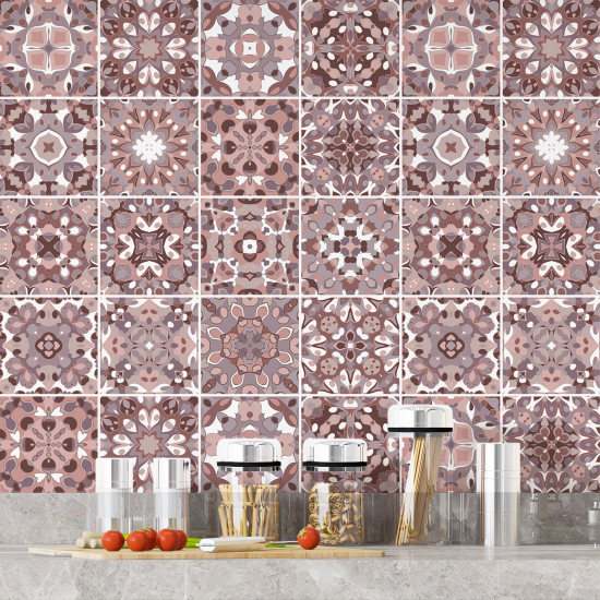 Vinilo Adhesivos decorativos para azulejos - Baldosas de cemento