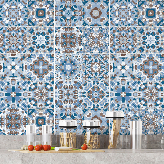 Vinilo Adhesivos decorativos para azulejos - Baldosas de cemento