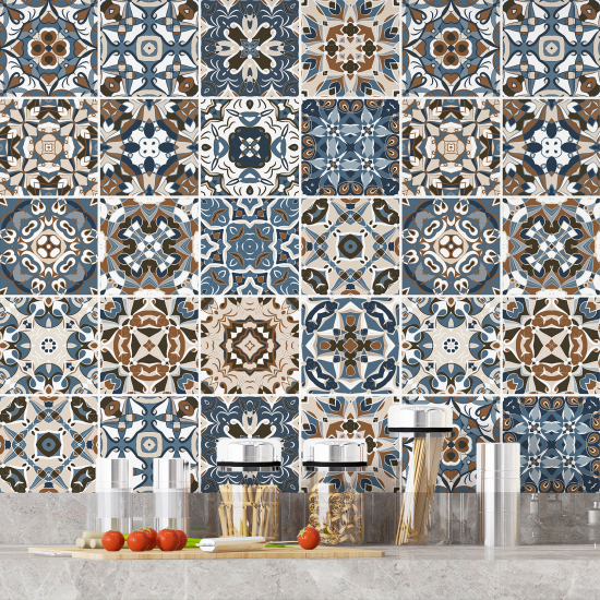 Vinilo Adhesivos decorativos para azulejos - Baldosas de cemento