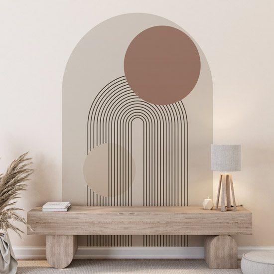 Vinilo Adhesivo Decorativo Arco - Color de Tendencia